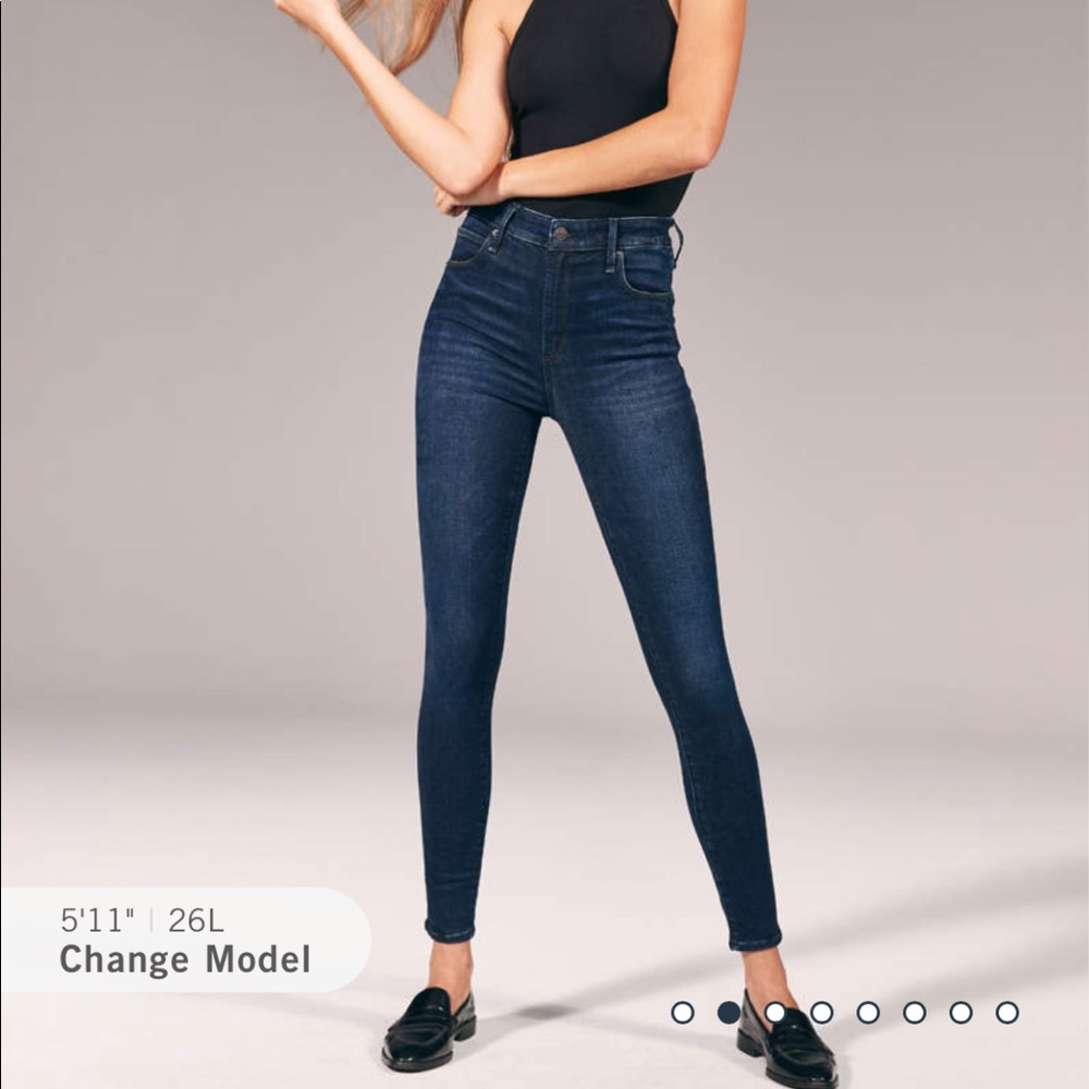Abercrombie & Fitch High Rise Skinny jeans 4R